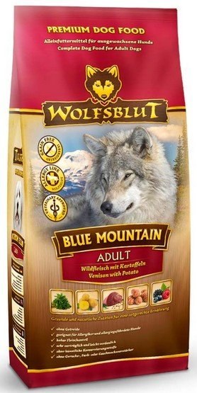 Wolfsblut Dog Blue Mountain Adult - dziczyzna i ziemniaki 12,5kg