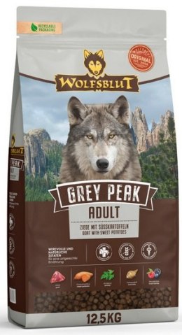 Wolfsblut Dog Grey Peak Adult - koza i bataty 12,5kg