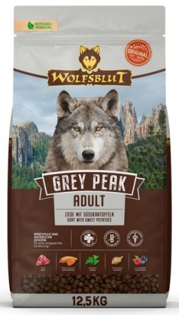 Wolfsblut Dog Grey Peak Adult - koza i bataty 12,5kg