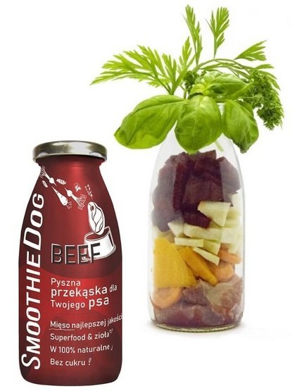 SmoothieDog Płynna przekąska - wołowina 250ml