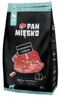 Pan Mięsko Karma sucha dla psa - wieprzowina i dzik chrupki XL 20kg