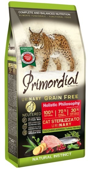 Primordial Cat Grain Free Urinary Turkey & Herring 2kg
