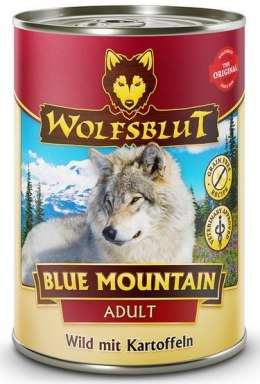 Wolfsblut Dog Blue Mountain Adult - dziczyzna i ziemniaki puszka 395g