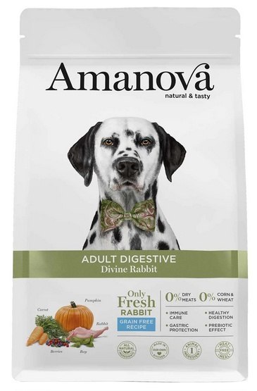 Amanova Dog Adult Digestive Divine Rabbit - królik 10kg