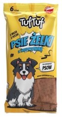 TUF TUF Psie Żelki - Paski z wieprzowiną 6szt