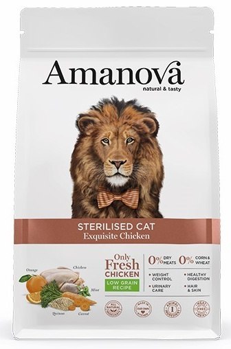 Amanova Cat Sterilised Exquisite Chicken - kurczak 300g