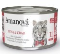 Amanova Cat Tuna & Crab - tuńczyk i krab w galaretce puszka 70g [11]