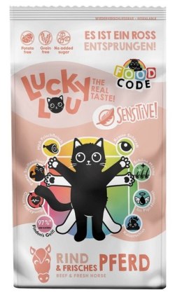 Lucky Lou Food Code Sensitive Wołowina & Konina 1,7kg